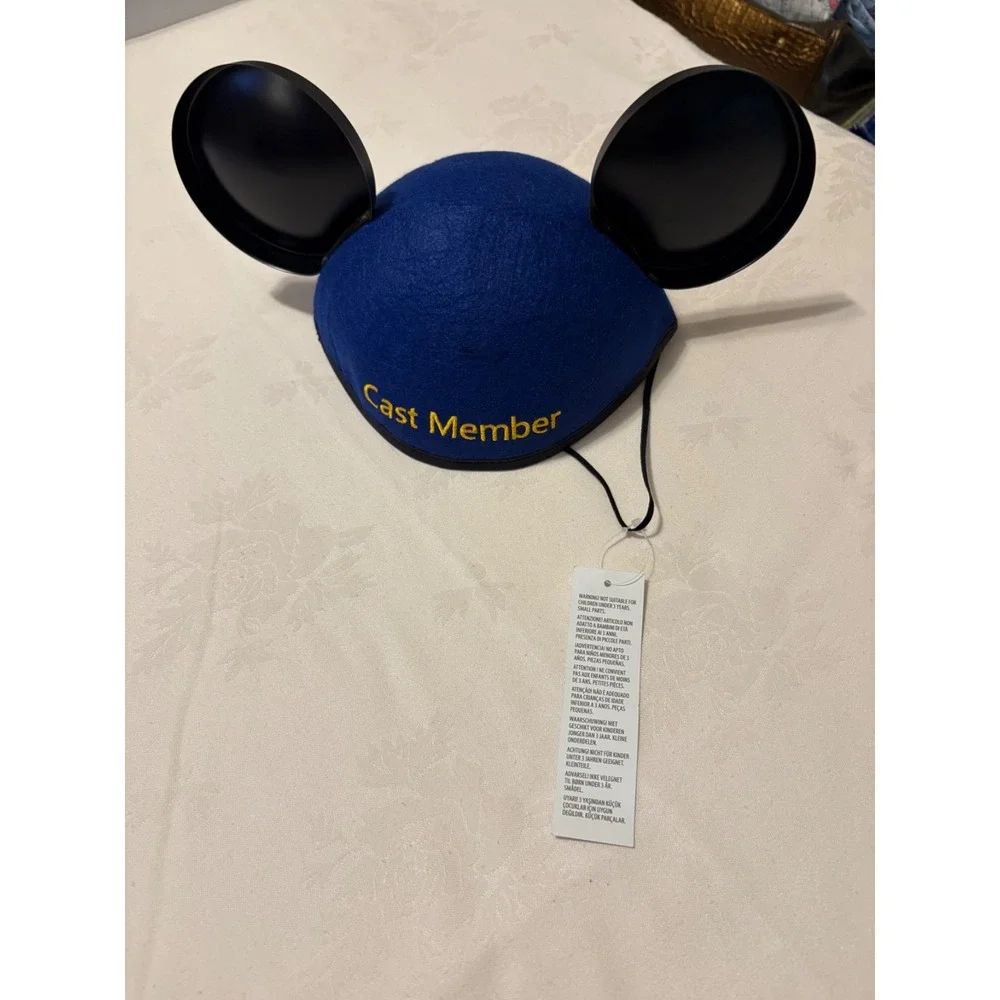 DISNEY Mickey Mouse‎ Ears Cast Member Hat 50TH ANNIVERSARY